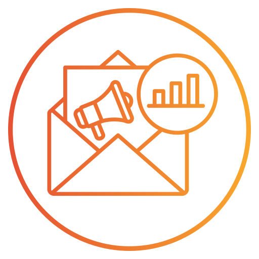 Рекламная рассылка бесплатно иконка