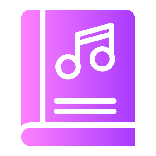 libro de música icono gratis