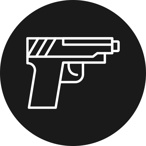 Gun free icon Gun free icon