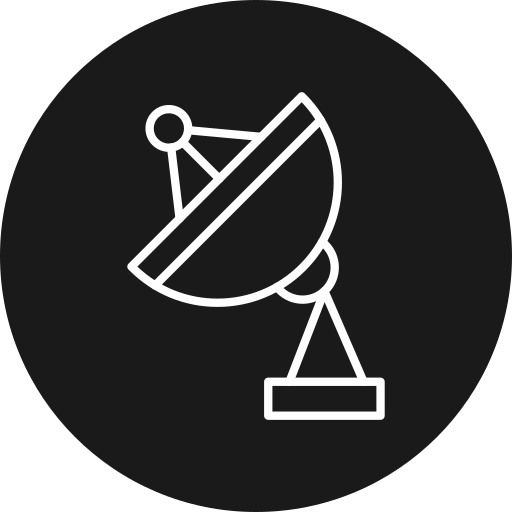 antena parabólica icono gratis