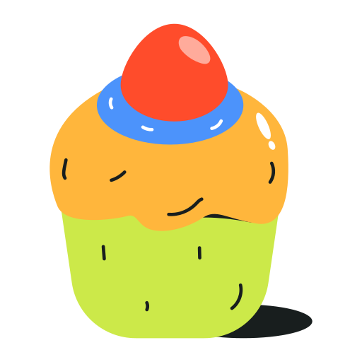 Muffin free sticker Muffin free sticker