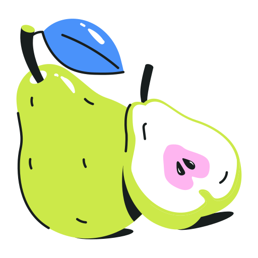 Pear free sticker