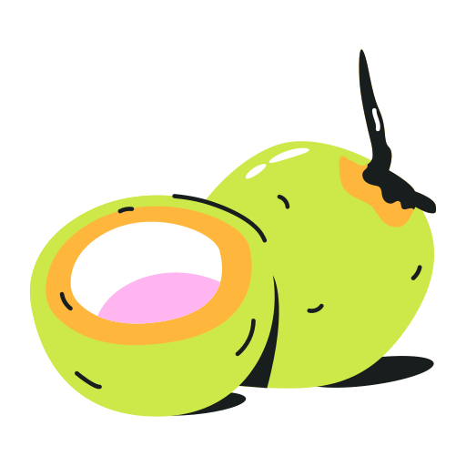 noix de coco gratuit sticker noix de coco gratuit sticker