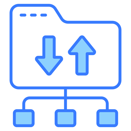 sincronización de datos icono gratis