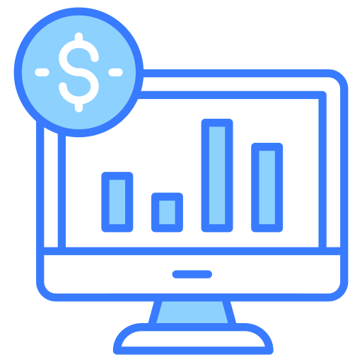 informe financiero icono gratis