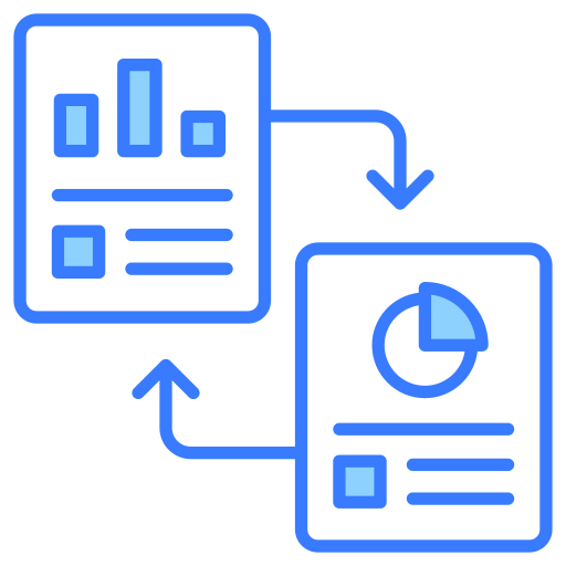 informe de datos icono gratis