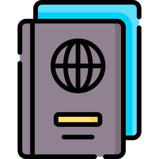 pasaporte icono gratis