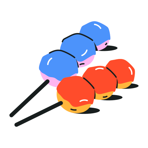 Dango free sticker Dango free sticker
