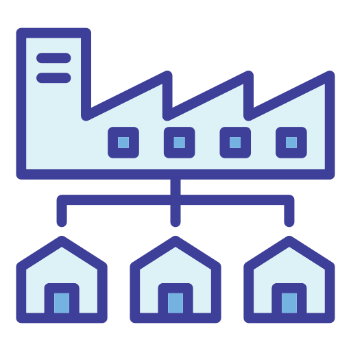 Distribution free icon
