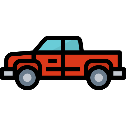 Pickup truck - free icon