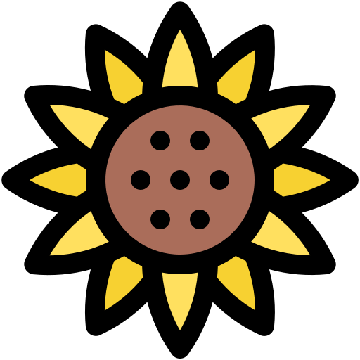 girasol icono gratis