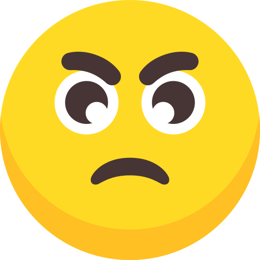 en colère Icône gratuit