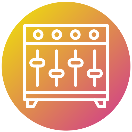 Égaliseur de musique Icône gratuit Égaliseur de musique Icône gratuit