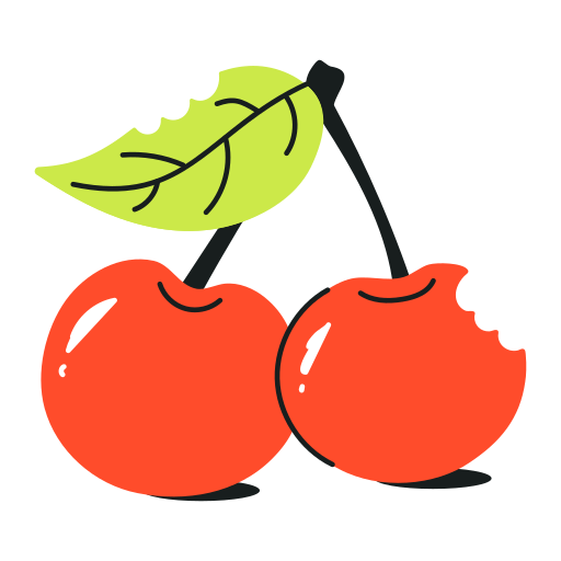 Cherries Stickers - Free Food Stickers