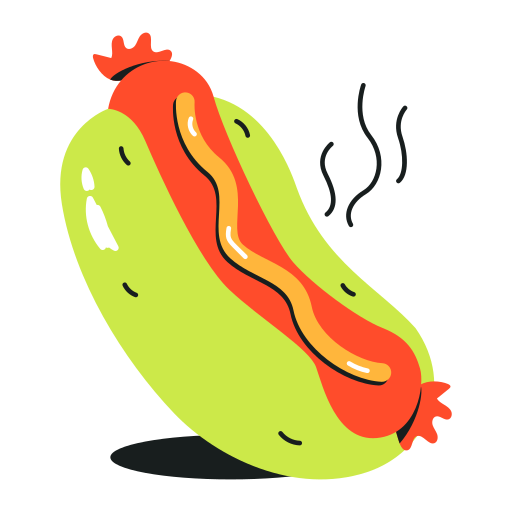 hot dog gratis sticker