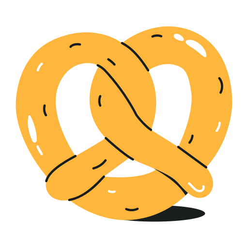 Pretzel free sticker Pretzel free sticker