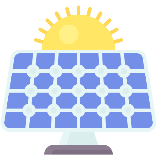 panel solar icono gratis