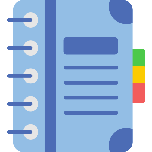 agenda icono gratis