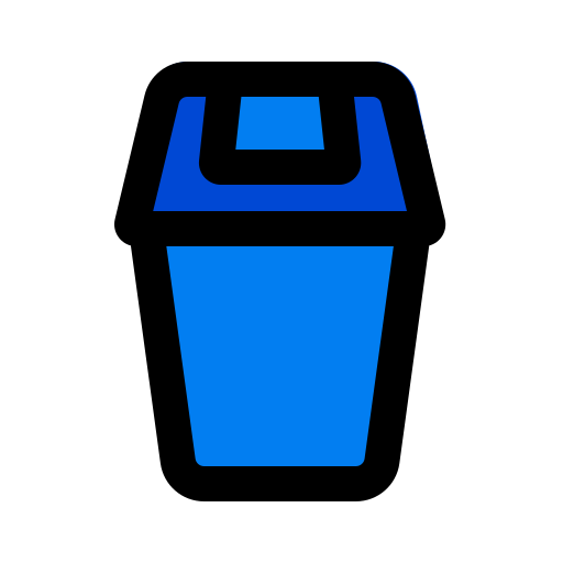 contenedor de basura icono gratis