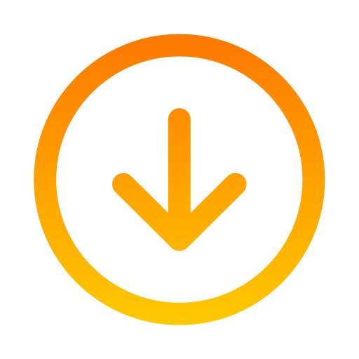 flecha hacia abajo icono gratis