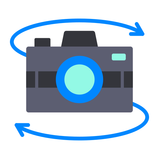 cámara 360 icono gratis