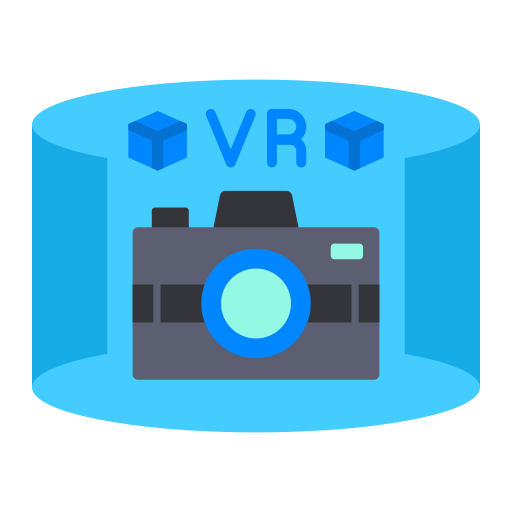 cámara de realidad virtual icono gratis