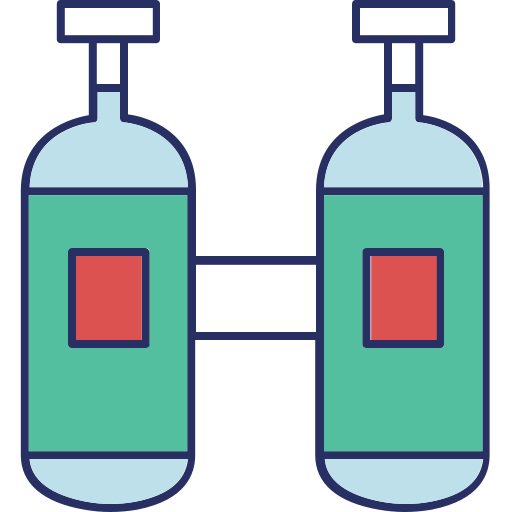 Oxygen mask free icon Oxygen mask free icon