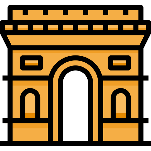 arco del triunfo icono gratis