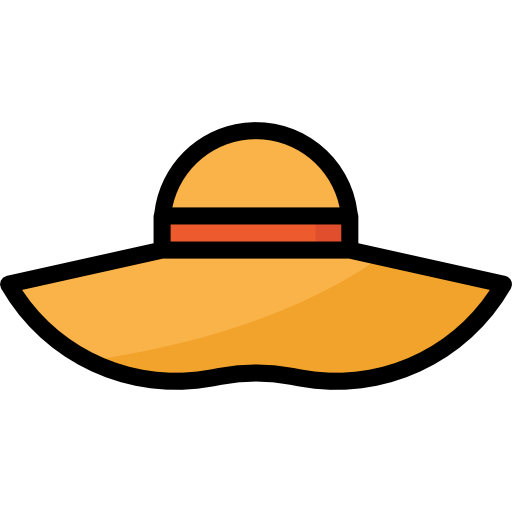 sombrero para el sol icono gratis