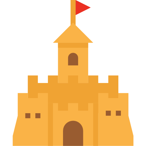 Sand castle - Free holidays icons