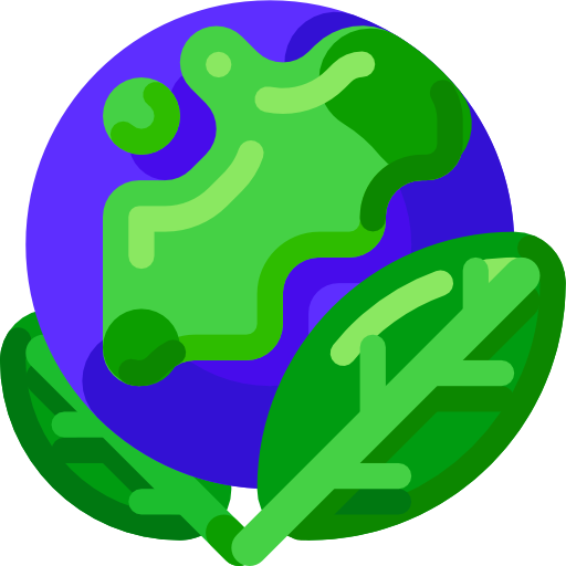 mundo verde icono gratis