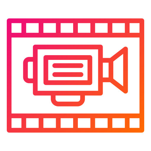 carrete de película icono gratis