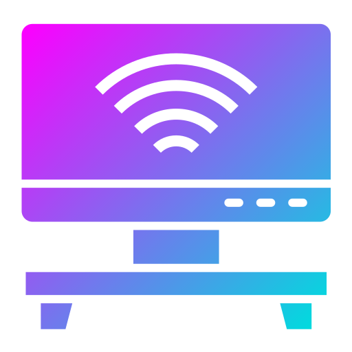 televisión inteligente icono gratis