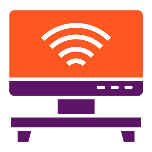 televisión inteligente icono gratis