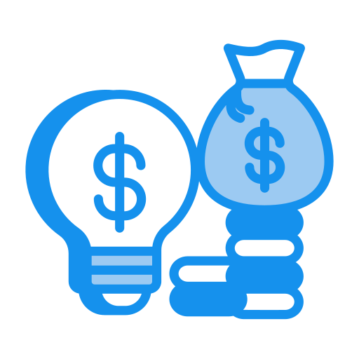 idea financiera icono gratis