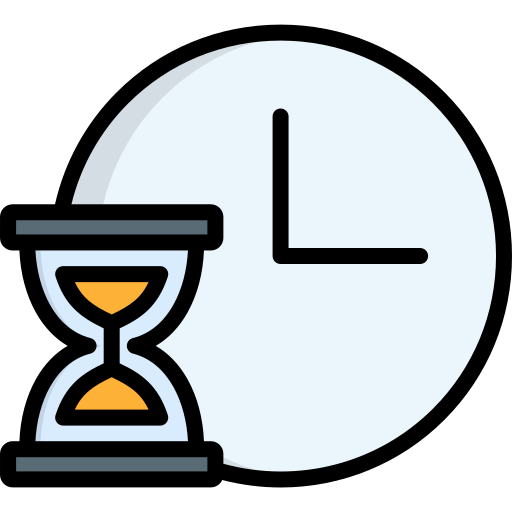 Time left - Free time and date icons