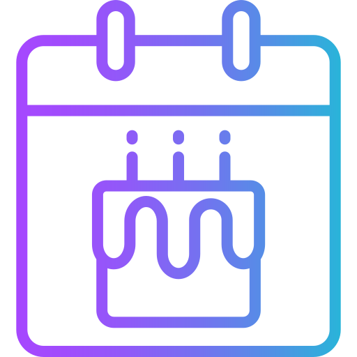 cumpleaños icono gratis