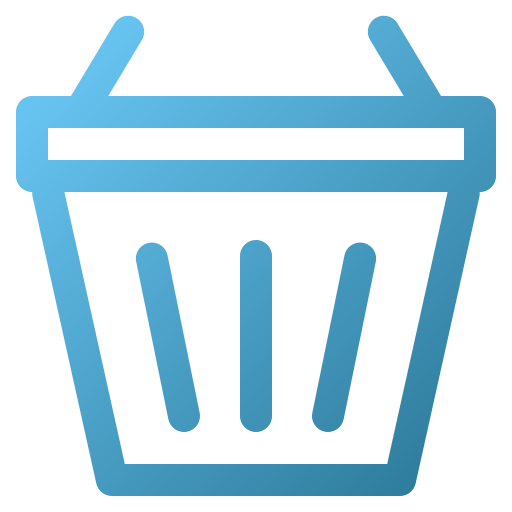 cesta de compras grátis ícone