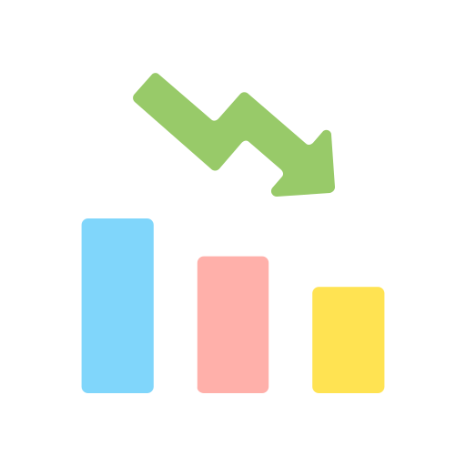 Chart down - Free arrows icons
