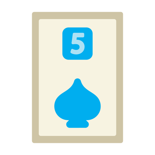 Five of spades free icon