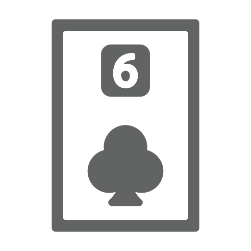 Шестерка треф бесплатно иконка