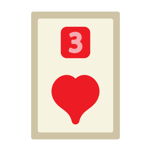 Three of hearts free icon Three of hearts free icon