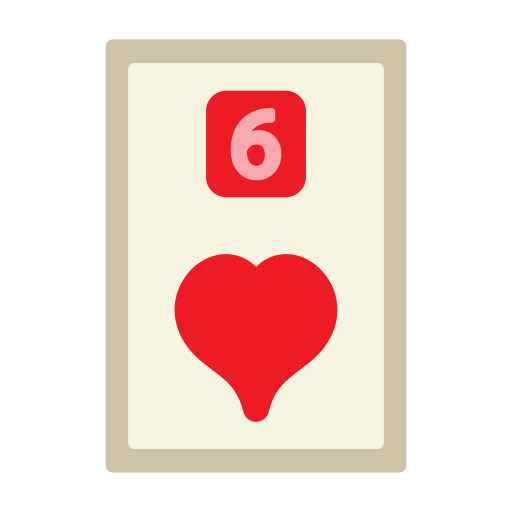 Шестерка червей бесплатно иконка