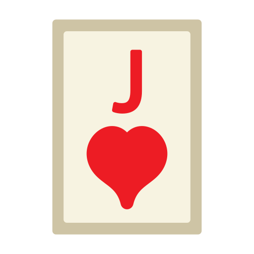 jota de corazones icono gratis