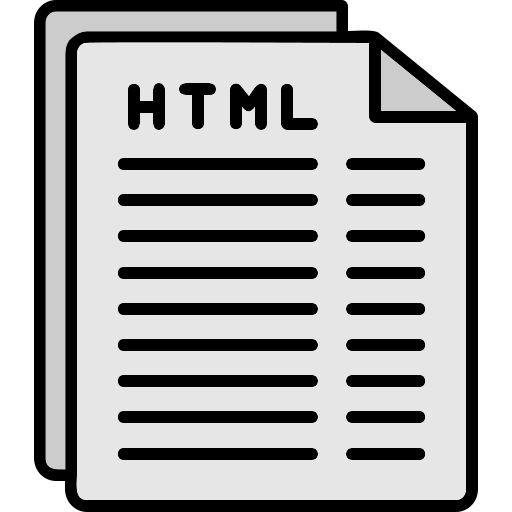 archivo html icono gratis