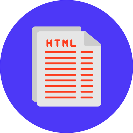 archivo html icono gratis