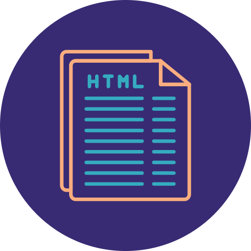 archivo html icono gratis