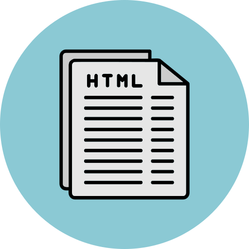 archivo html icono gratis