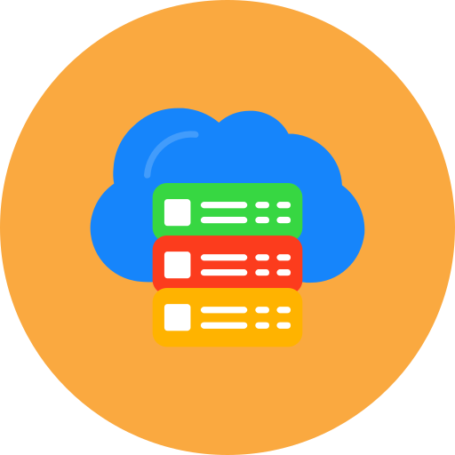 servidor en la nube icono gratis