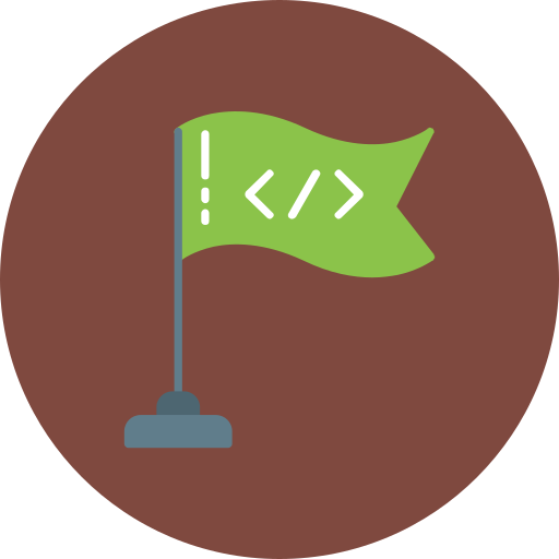 Flag free icon Flag free icon